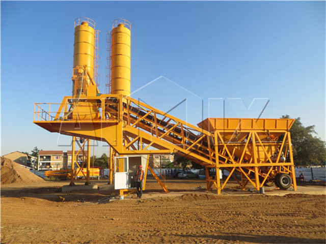 Buy mobile concrete batching plant