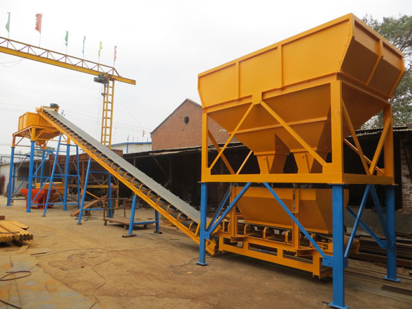 dry mix concrete batching plant