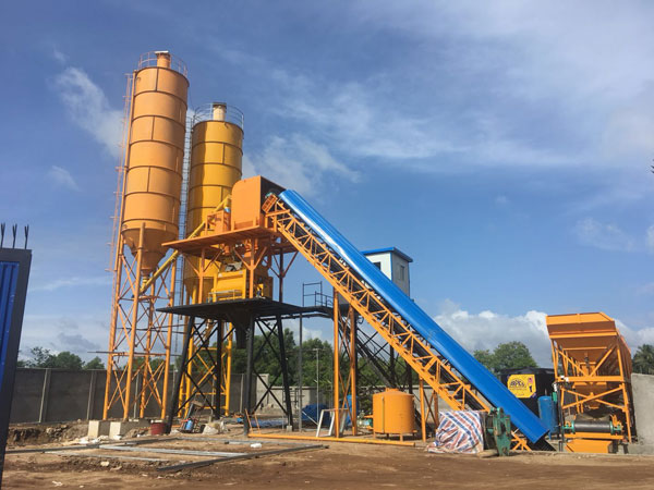 wet mix concrete batch plant