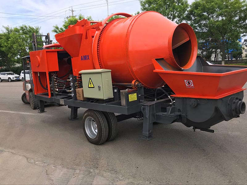 ABJZ40C diesel concrete mixer pump