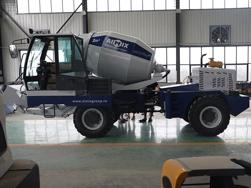 AIMIX Self Loading Concrete Mixer In the Factory