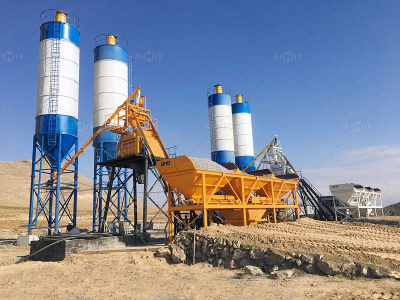 cement concrete batching plant