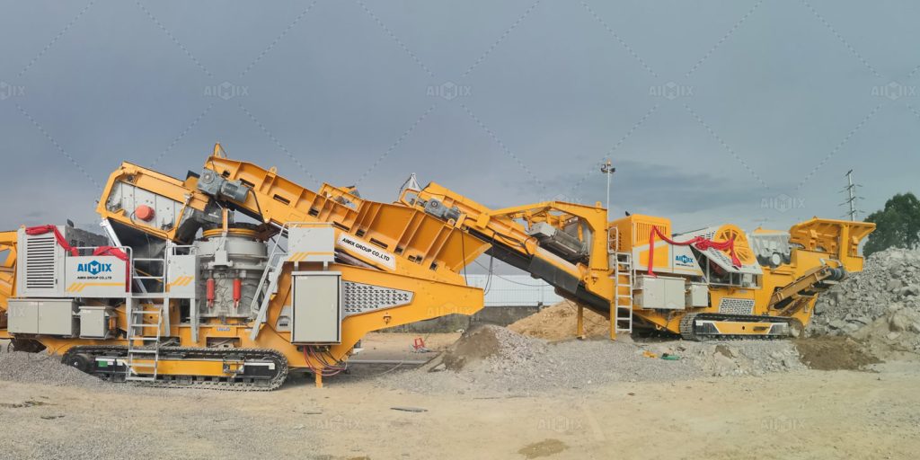 Jaw tipe crusher plant