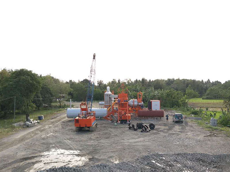 mobile asphalt mixing plant