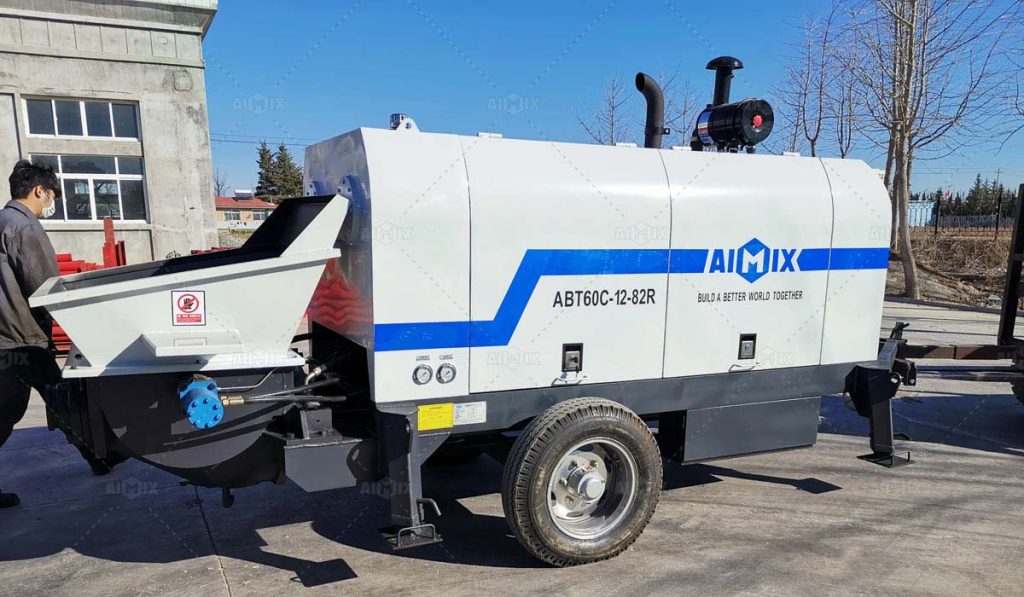 ABT60C concrete trailer pump