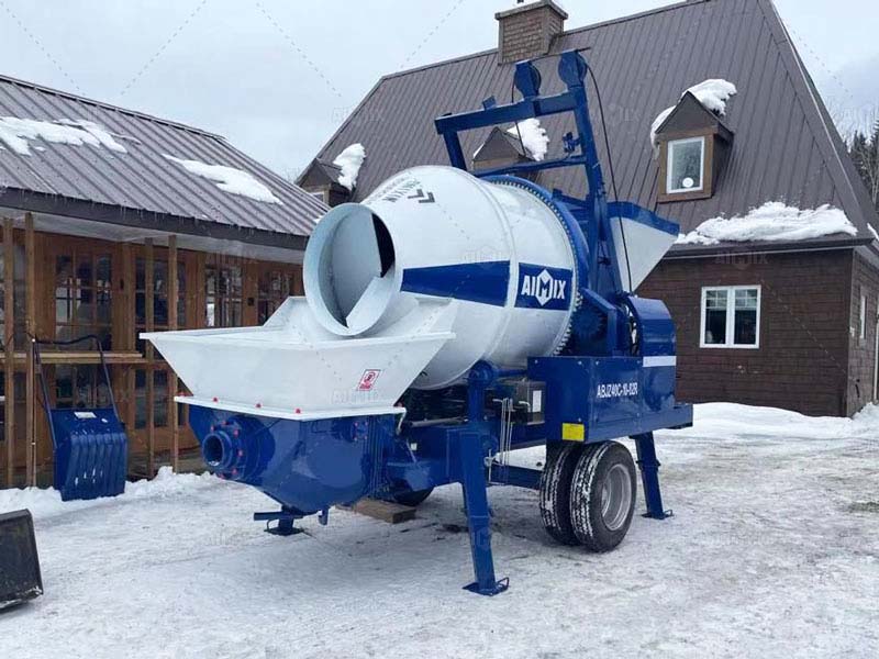 concrete mixer pump for house building