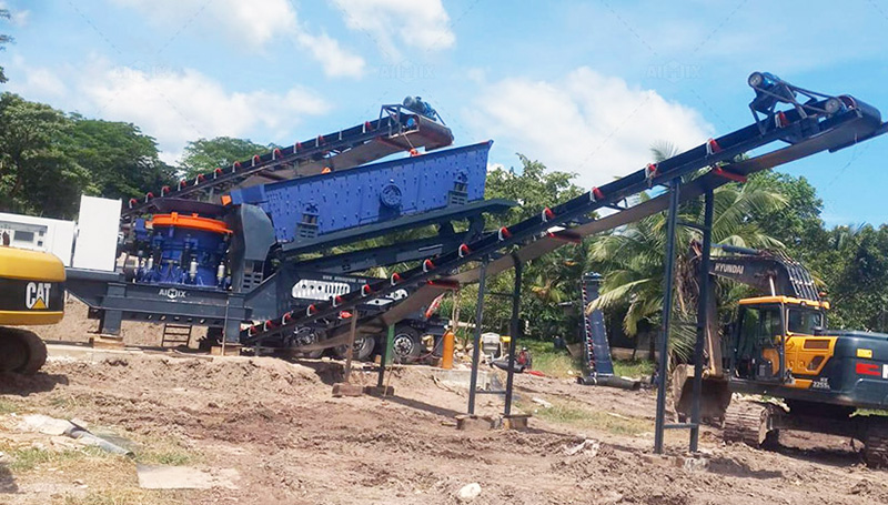 mobile cone crusher for granite
