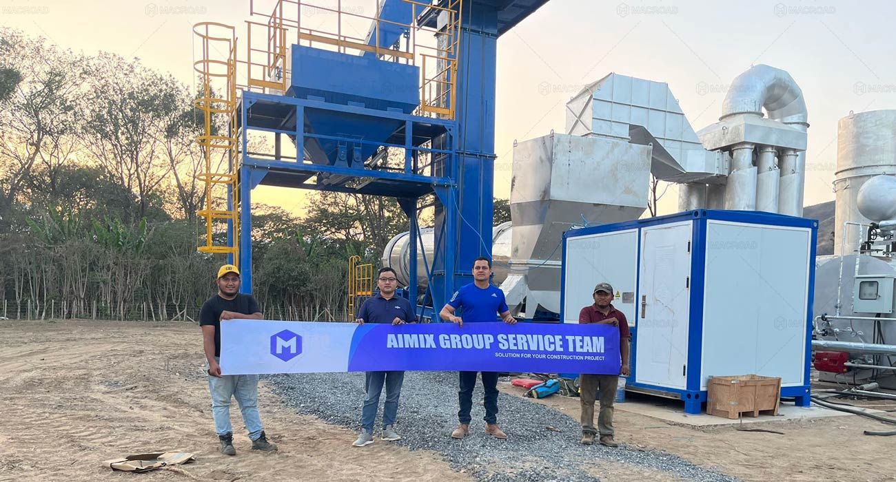 ALT120 client feedback for asphalt drum mix plant equipment